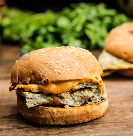 Omelette burger Recipe